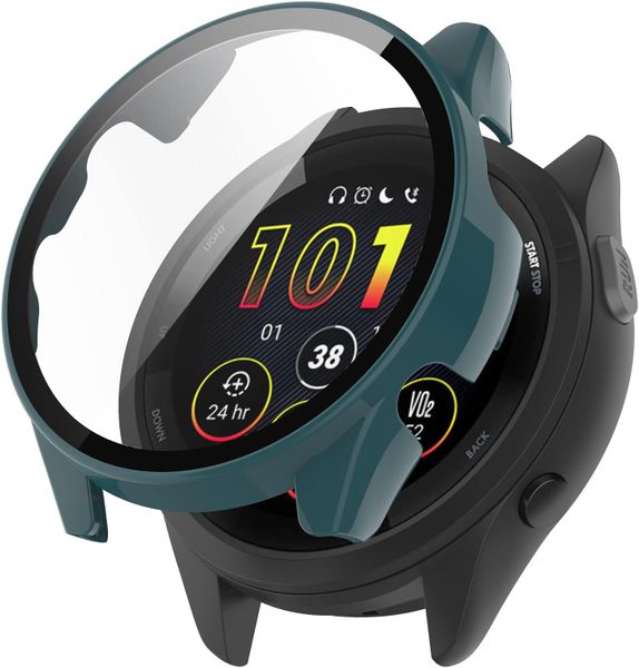 Full Protective Case Compatible with Garmin Forerunner 255s - Green