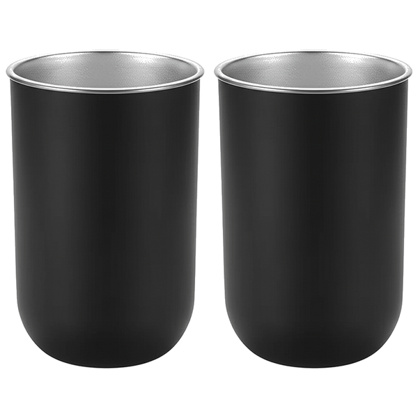2 Pack - 400ml Toothbrush Holder &amp; Mouthwash Cup