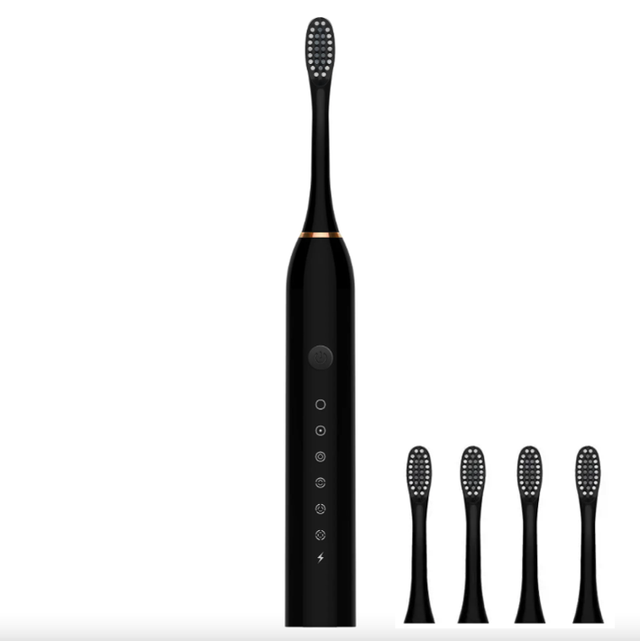 Veeway V90 Sonic Electric Toothbrush 90 Days Long Battery Life 4 Heads Shop Today Get It 