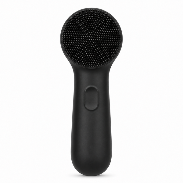 Sonic Silicone Facial Cleansing Brush (Black)