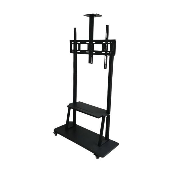Mobile Floor Standing TV Bracket Stand With Trolley Wheels XF0645