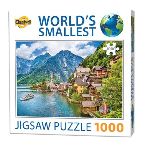 World's Smallest 1000-Piece Puzzle - Hallstatt