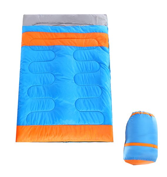 Couple Adult Double Sleeping Bag Envelope Style Camping Sleeping Bag