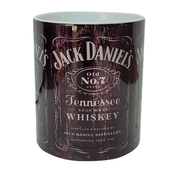 Vintage `Bar` Coffee Black Mug - Jack Daniels