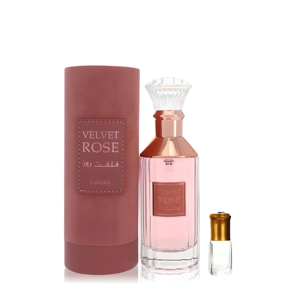 Velvet Rose for Women by Lattafa EDP - 100ml + Perfume Oil