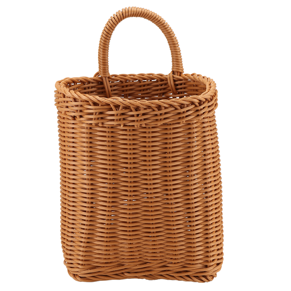 Kitchen Storage Basket with Handle Woven Hanging Baskets L