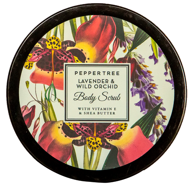 Pepper Tree Lavender &amp; Wild Orchid Body Scrub 250ml