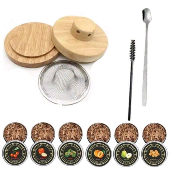 Cocktail And Whiskey Smoker Kit - Set of 10