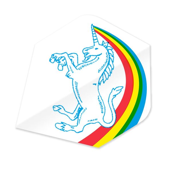 Core Flight - Unicorn Rainbow White