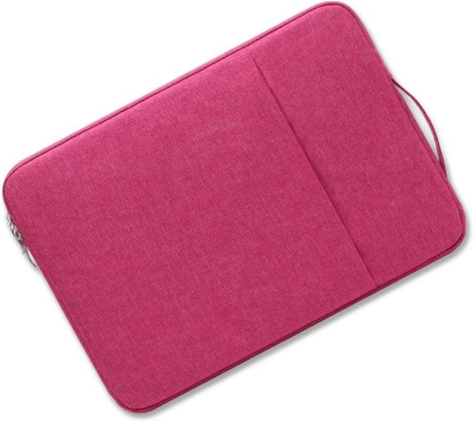 Splashproof Laptop Sleeve with Handle-Macbook/Laptop 14/14.5 Inch-Rose Red