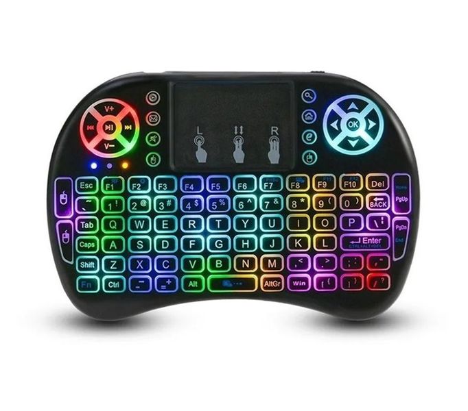 Wireless Keyboard with Touchpad and Multimedia Keys 2.4GHz Backlit