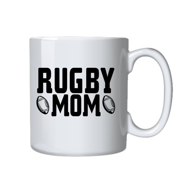 Rugby Mom Coffee Mug - Gift Idea for Mothers Day Birthday Christmas