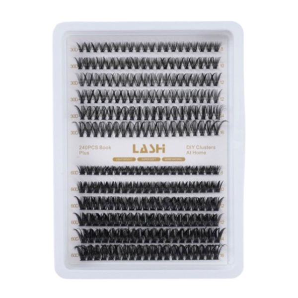 DIY 240 Piece Eyelash book 30D 60D 8-16mm Eyelash Extension Kit With Eyelash