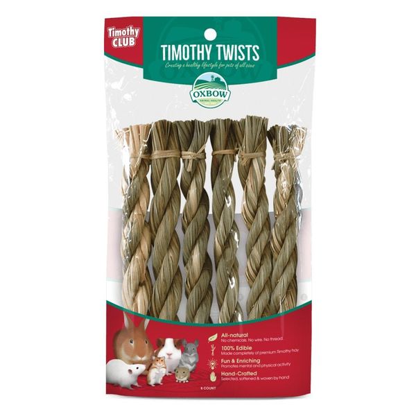 Oxbow Timothy Club Timothy Twists 6 Pack