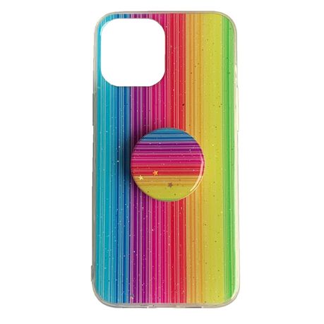 Apple Iphone 12 Pro Max Ladies Rainbow Glitter Case Cover With Pop Socket Buy Online In South Africa Takealot Com