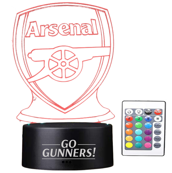 XenTec ARSENAL FC - 3D LED Illusional Lamp Light