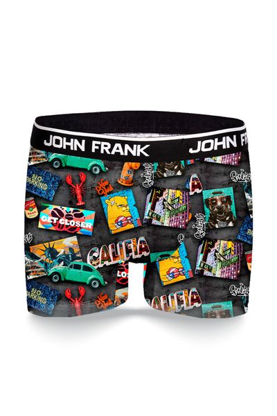 Men's Digitally Printed Cotton Boxers by John Frank/Mural