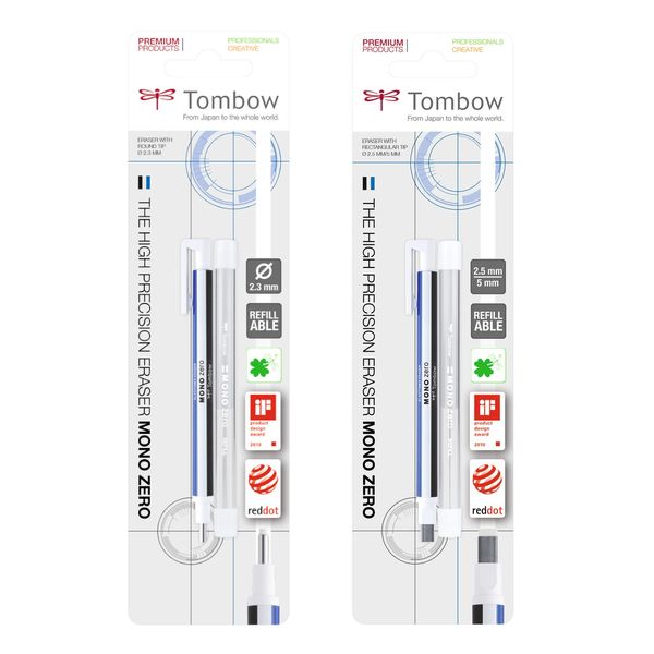 Tombow Mono Zero Precision Eraser Blister Packs