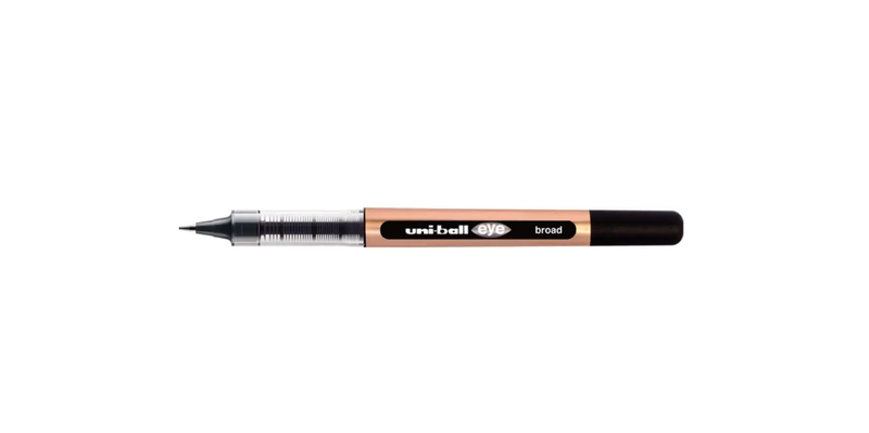 Uniball - Eye Capped Rollerball Pen Pigment Ink 1.0mm - Black