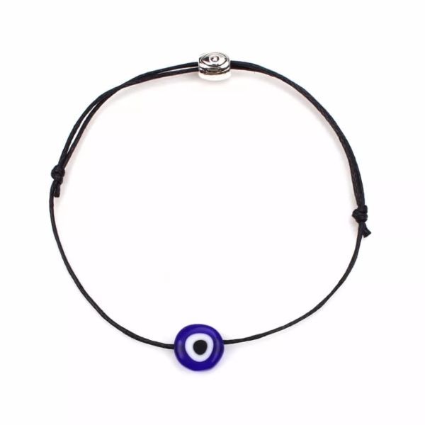 Turkish Evil Eye Adjustable Black Rope Bracelet Gift Unisex Shop