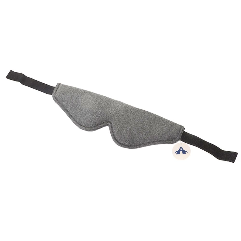 Adjustable Ultra-Soft 3D Sleep Eye Mask for Men/Women - Grey