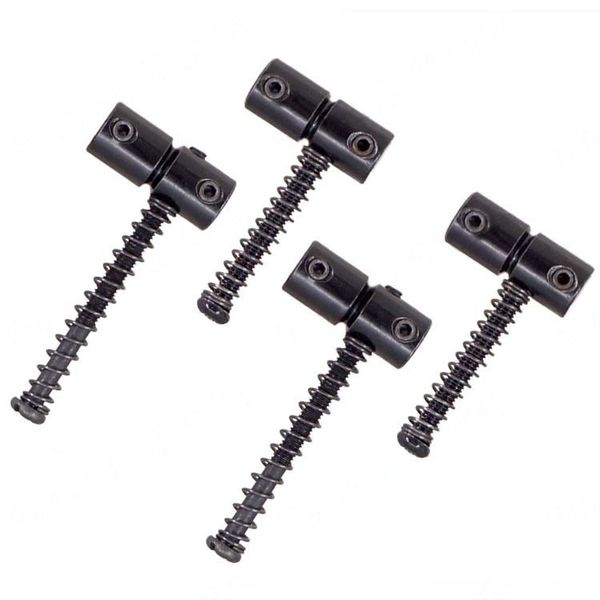 Bass Guitar Bridge, Iron 4 String Fixed Bridge Saddles String Space 19mm