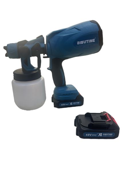 210W Cordless Electric Spray Paint with Two 48V Lithium Batteries