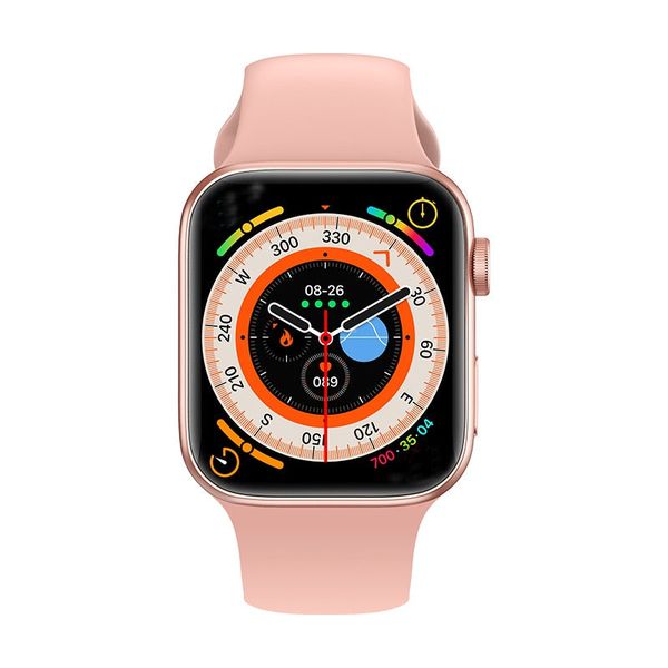 Pink - Fitness Tracker Smart Watch Pro Max 9 Series
