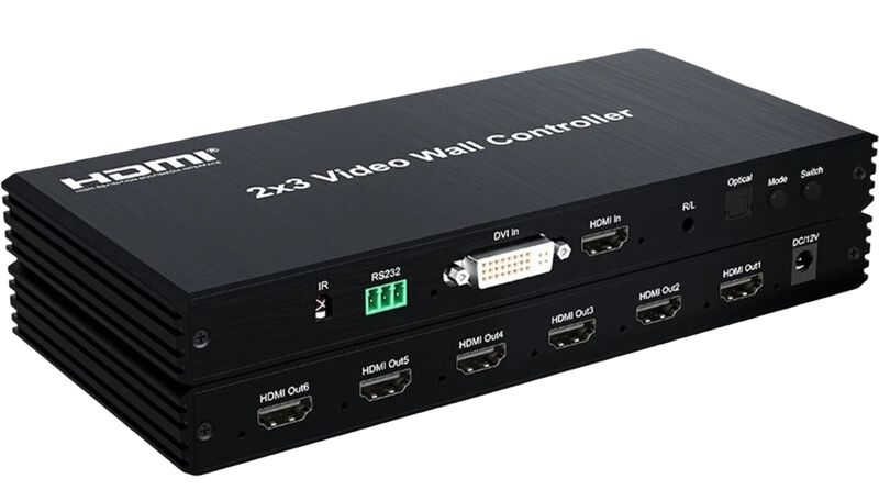 UniQue 2x3 HDMI Video Wall Controller