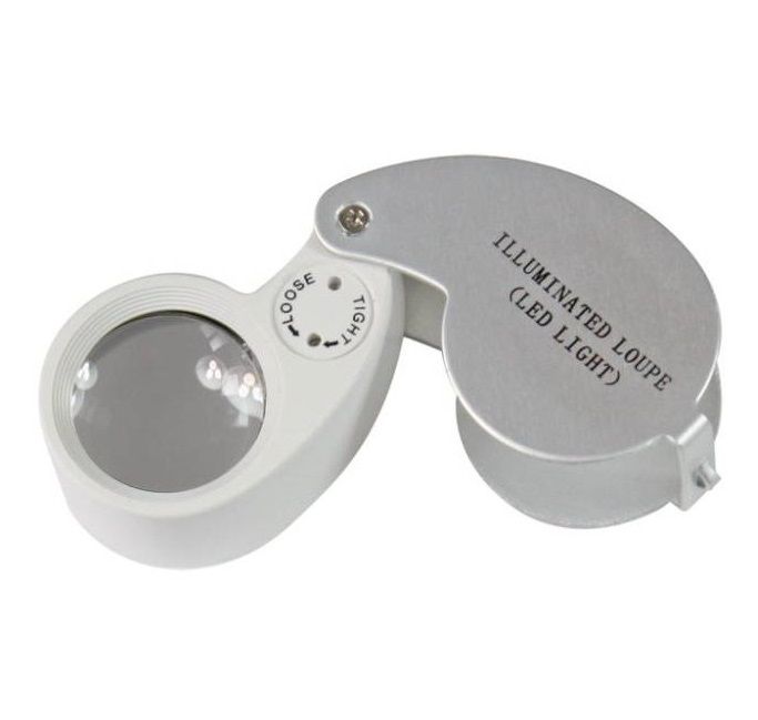LED Jewelers Eye Loupe Batteries Included 10 x 25mm Buy Online in