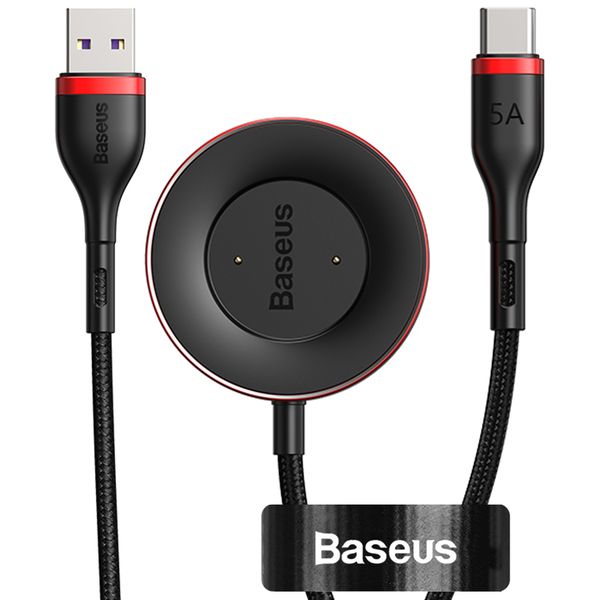 Baseus 5A - 1.5m 2in1 USB-A to USB-C + Huawei Watch Charging Dock