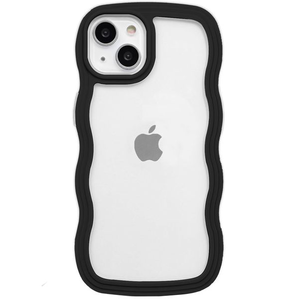 Phone Case Compatible With IPhone 15, Wave Edge Design
