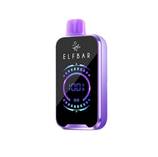 Elfbar 18000 Puffs Disposable Vape - Grape Cherry - Pack of 2