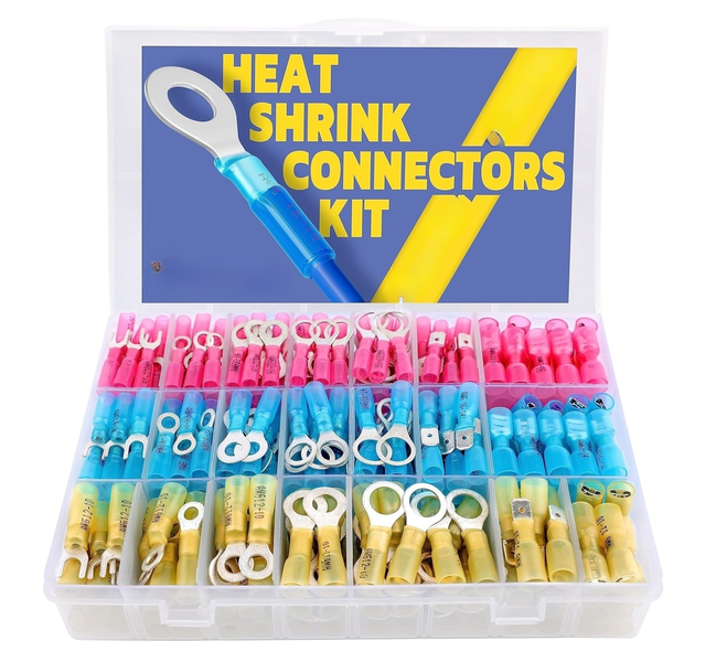 260PCS Marine Grade Heat Shrink Wire Connectors-Electrical Connectors Kit