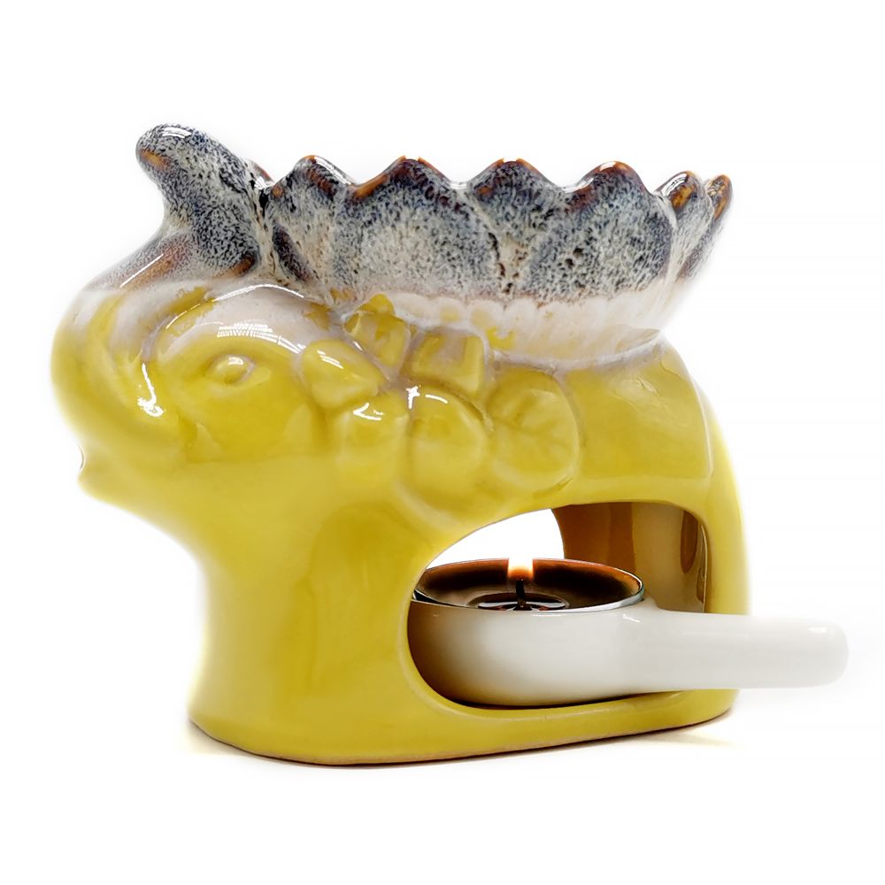Ceramic Incense Animal Essential Oil Burner with Candle Diffuser Holder