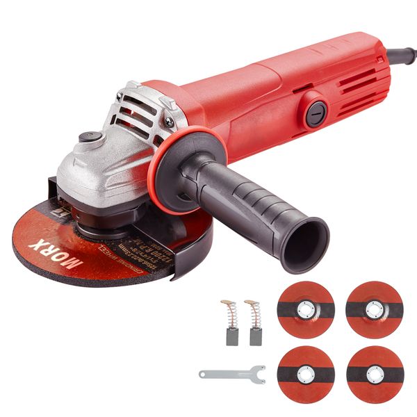MORX 1000W Angle Grinder, No-Load Angle Grinder 12000rpm