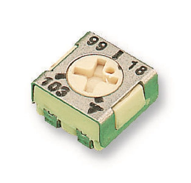 Vishay (TS53YJ203MR10) Trimpot, Single Turn, Cermet, Top Adjust, 20 kohm