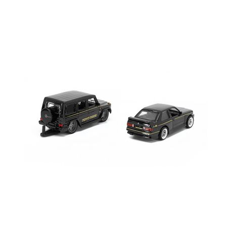 Maisto Mercedes Benz G-wagon with 1988 BMW M3 Toyo tires