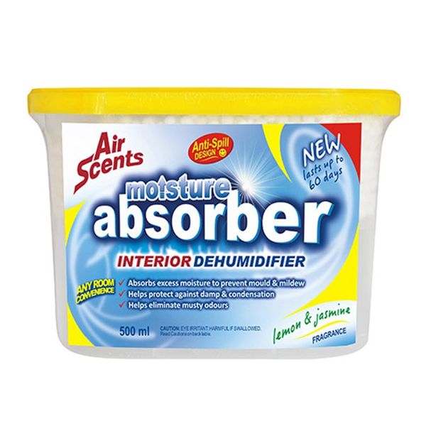 Air Scents - Moisture Absorber - Lemon &amp; Jasmine - 500ml - Bulk Pack of 7