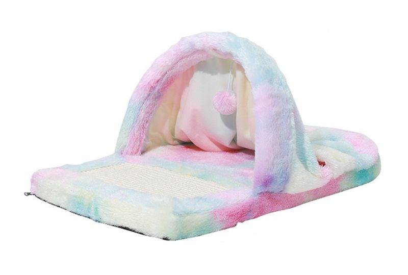 Cat Scratch Pad Hideaway Bed