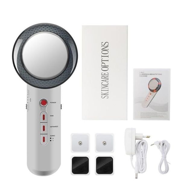 3 in 1 EMS Infrared Ultrasonic Body and Face Beauty Slimming Massager