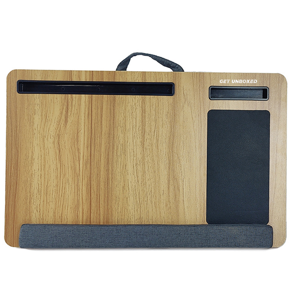 GET UNBOXED Lap Desk Laptop Tray Portable Travel Computer Table Bed Table