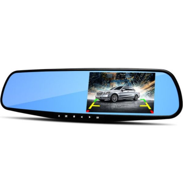 4.3? Full Hd 1080p Vehicle Blackbox DVR G Sensor Dual Camera