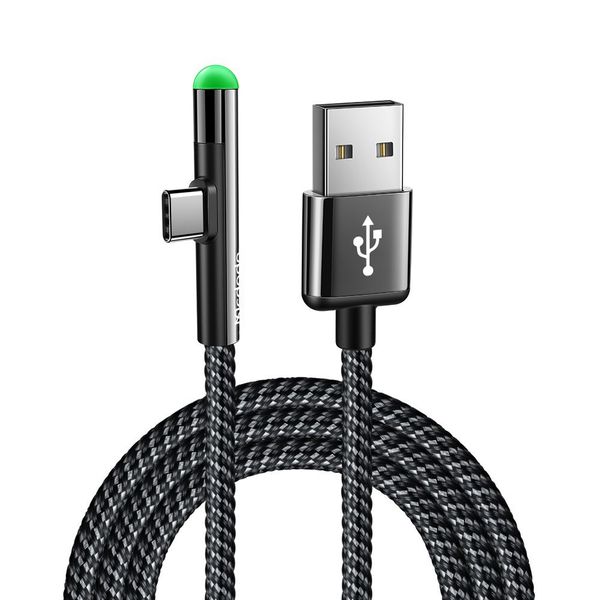 Mcdodo 90 Degree USB A to Type C Cable QC4.0 USB-C Data Gaming Cable