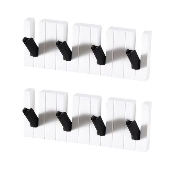Multi-purpose Wall Mount Utility Hook Creative Key Coat Hat Towel Hook - 2 Piece