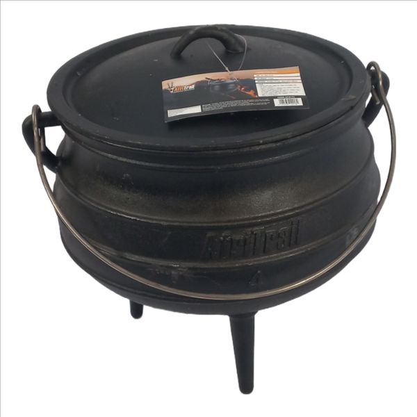 Afritrail Cast Iron 3-Legged Potjie (No.4)