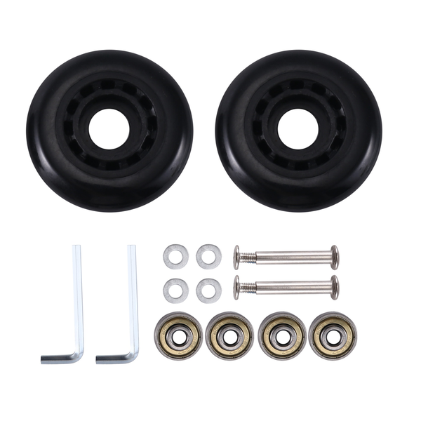 Luggage Suitcase Wheels Replacement Kit 60x18mm Bearings Repair