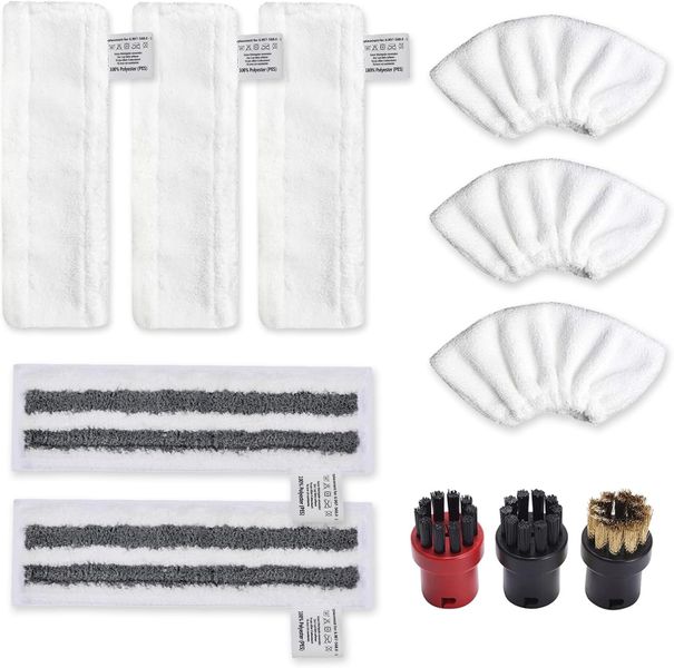 11 Pack Cloth Set Compatible with Karcher SC2/SC3/SC4/SC5 Steam Cleaners