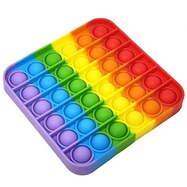 ZEE - Pop It Fidget Toy - Push Popping Bubble Sensory Game - Stress Relief