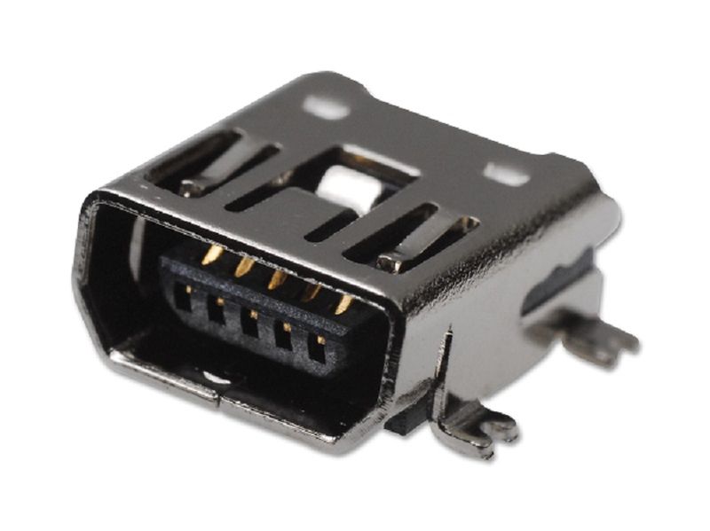 Samtec (MUSB-05-F-AB-SM-A) USB Connector, Mini USB Type AB, USB 2.0